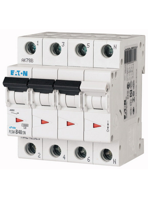 Eaton - PLSM-C40/3N-MW - Circuit Breaker, PLSM-C40/3N-MW, Eaton