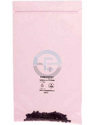 Eurostat - 20-012-0406 - Antistatic Bag, ESD 152 x 102 mm, Polyethylene pink, 20-012-0406, Eurostat