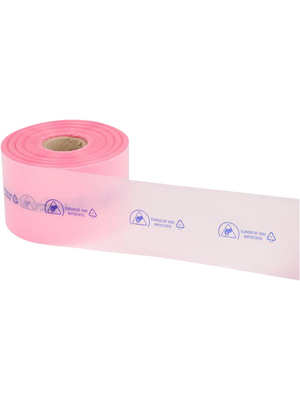 Eurostat - 20-031-0015 - Packaging tubing, ESD, Polyethylene, 250 m, PU=Reel of 1 kg, pink, 20-031-0015, Eurostat
