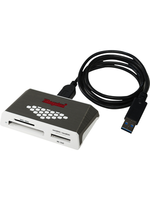 Kingston Shop - FCR-HS4 - Media Card Reader, USB 3.0 / USB 2.0, FCR-HS4, Kingston Shop