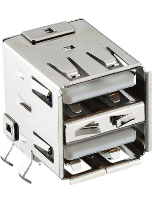 Lumberg Connect GmbH - 2410 03 - USB 2.0 A connector, N/A, 2410 03, Lumberg Connect GmbH