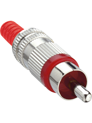 Lumberg Connect GmbH - STO 2 rot - RCA plug red red, STO 2 rot, Lumberg Connect GmbH