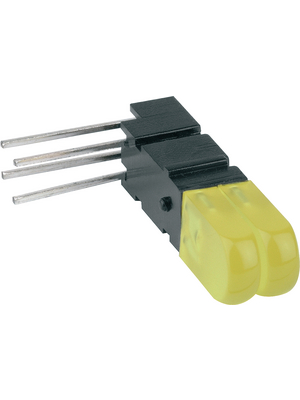 Mentor - 1803.8831 - PCB LED 5 x 5 mm round yellow/green standard, 1803.8831, Mentor