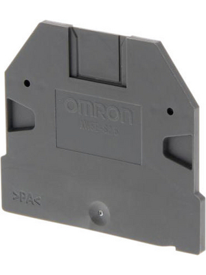 Omron Industrial Automation - XW5E-S2.5 - End cover N/A 47 x 2.2 x 40.6 mm dark grey XW5E, XW5E-S2.5, Omron Industrial Automation