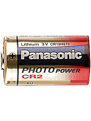 Panasonic Automotive & Industrial Systems - CR2 - Photo battery Lithium 3 V 750 mAh, CR2, Panasonic Automotive & Industrial Systems