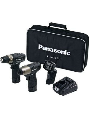 Panasonic Power Tools - EYC110LA2L - Cordless power tool Kit 10.8 V  / 1.5 Ah Li-Ion, EYC110LA2L, Panasonic Power Tools