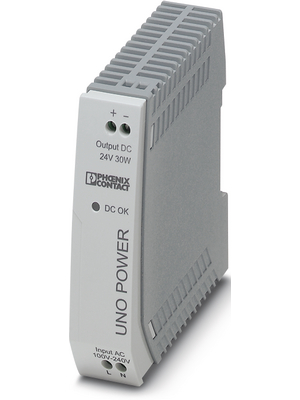 Phoenix Contact - UNO-PS/1AC/24DC/ 30W - Switched-mode power supply / 1.25 A, UNO-PS/1AC/24DC/ 30W, Phoenix Contact