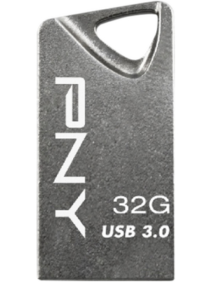 PNY - FDI32GT330-EF - USB Stick T3 Attach 32 GB grey, FDI32GT330-EF, PNY