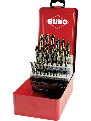 Ruko - 215215 - HSSE-Co 5 twist drill set, 25-part, 215215, Ruko