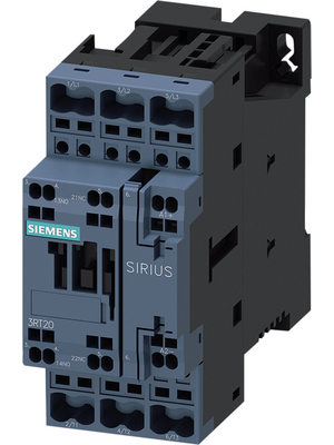 Siemens - 3RT2026-2BB40 - Contactor 24 VDC 3 NO 1 NO+1 NC Spring Clamp Terminals, 3RT2026-2BB40, Siemens