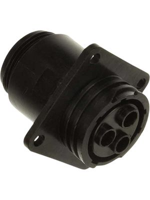 TE Connectivity - 213889-2 - Receptacle CPC5 Poles=3, accepts female contacts / Square Flange / sealed, 213889-2, TE Connectivity