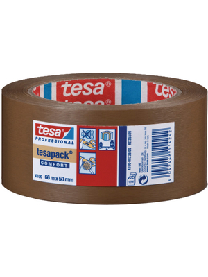Tesa - 04100 50MM X 66 M BROWN - Packing tape brown 50 mmx66 m, 04100 50MM X 66 M BROWN, Tesa