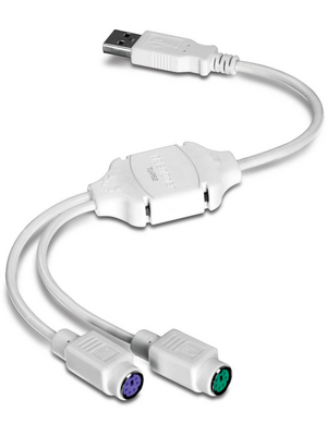 Trendnet - TU-PS2 - USB to PS/2 converter cable, TU-PS2, Trendnet