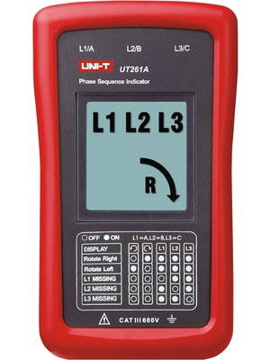 UNI-T - UT261A - Phase sequence indicator 40...700 V, UT261A, UNI-T