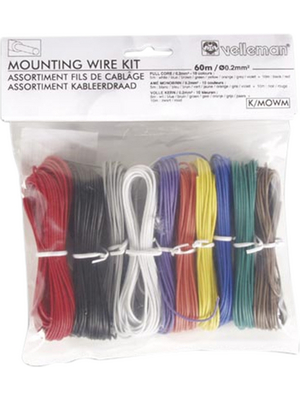Velleman - K/MOWM - Hook-up wire PVC 0.20 mm2 0.5 mm, K/MOWM, Velleman