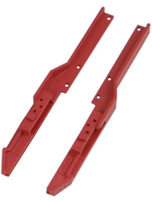 Pentair Schroff - 20800-213 - Board guide 103 mm x 13.2 mm red, 20800-213, Pentair Schroff