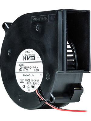 NMB - 09533GA-24K-AA-00 - Radial fan DC ?95 x 33 mm 34.8 m3/h 24 VDC 5.04 W, 09533GA-24K-AA-00, NMB