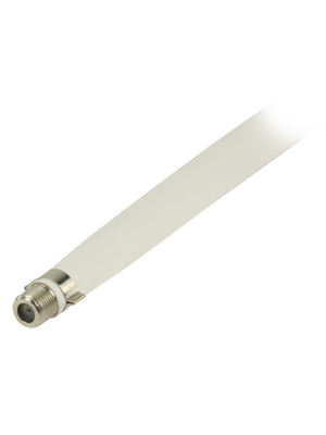 Valueline - VLSP41200W02 - Flat Antenna Cable 0.20 m F Female / F Female, VLSP41200W02, Valueline