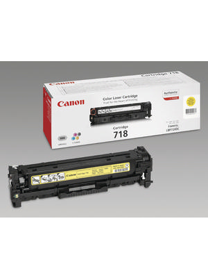 Canon Inc - 2659B002 - Toner CRG 718Y yellow, 2659B002, Canon Inc