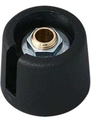 OKW - A3020069 - Control knob with recess black 20 mm, A3020069, OKW