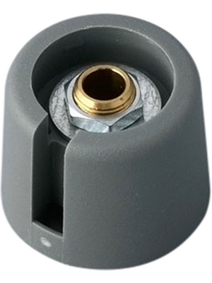 OKW - A3020638 - Control knob with recess grey 20 mm, A3020638, OKW