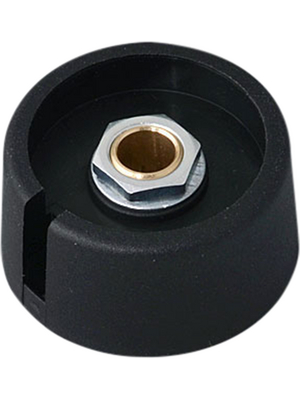 OKW - A3031639 - Control knob with recess black 31 mm, A3031639, OKW