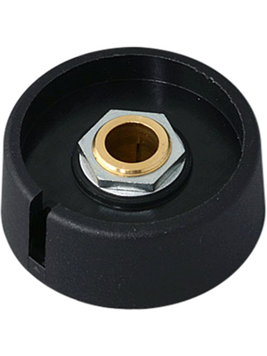 OKW - A3040089 - Control knob with recess black 40 mm, A3040089, OKW