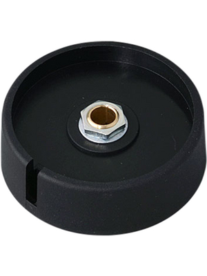 OKW - A3050069 - Control knob with recess black 50 mm, A3050069, OKW