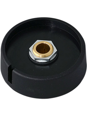OKW - A3050089 - Control knob with recess black 50 mm, A3050089, OKW