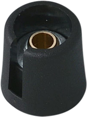 OKW - A3016069 - Control knob with recess black 16 mm, A3016069, OKW
