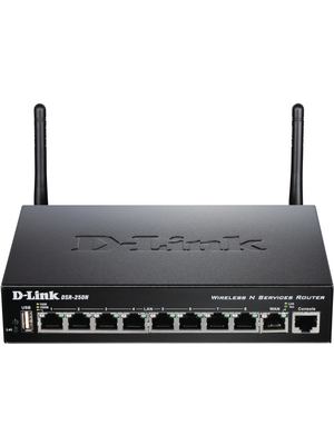D-Link - DSR-250N - WLAN Router, 802.11n/g/b, 300Mbps, DSR-250N, D-Link
