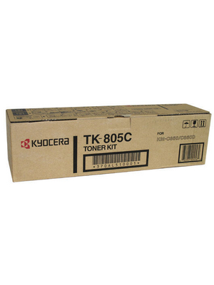 Kyocera - TK-805C - Toner cyan KM-C 850 10'000 pages, TK-805C, Kyocera