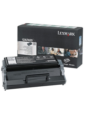 Lexmark - 12A7400 - Toner module 12A7400 Prebate black 3000 pages, 12A7400, Lexmark