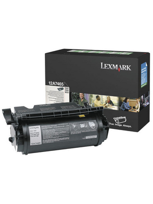 Lexmark - 12A7465 - Toner module 12A7465 Prebate black 32'000 pages, 12A7465, Lexmark