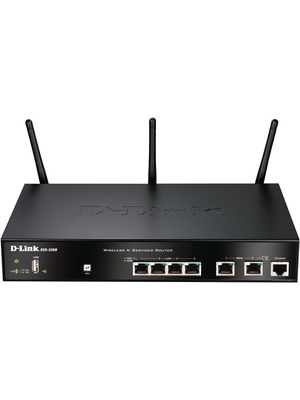 D-Link - DSR-500N - WLAN Router, 802.11n/g/b, 300Mbps, DSR-500N, D-Link