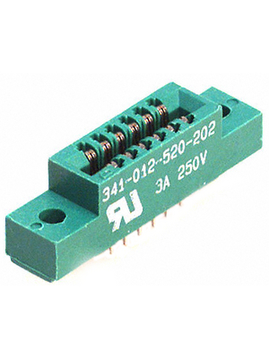 Edac - 341-012-520-202 - Card edge connector 12P, 341-012-520-202, Edac