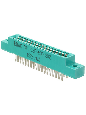 Edac - 341-036-500-202 - Card edge connector 36P, 341-036-500-202, Edac