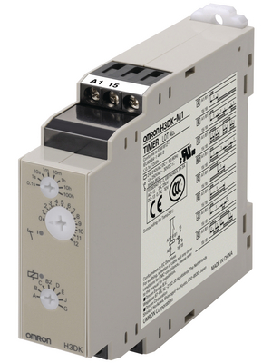 Omron Industrial Automation - H3DK-M1 AC/DC24-240 - Time lag relay Multifunction, H3DK-M1 AC/DC24-240, Omron Industrial Automation