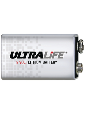 Ultralife - U9VL-J-P - Primary Lithium-Battery 9 V 6AM6/9V, U9VL-J-P, Ultralife