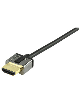 Profigold - PROL1211 - HDMI cable with Ethernet, ultraslim 1.00 m Metal, PROL1211, Profigold