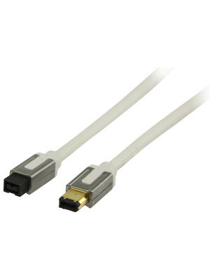 Profigold - PROM6412 - FireWire cable 2.00 m white, PROM6412, Profigold
