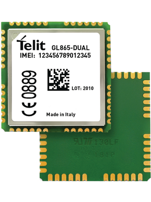 Telit - GL865DUA004T001 - GSM module 900 MHz / 1800 MHz, GL865DUA004T001, Telit