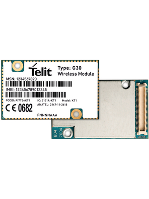 Telit - F9200AAF - GSM module 850 MHz / 900 MHz / 1800 MHz / 1900 MHz, F9200AAF, Telit