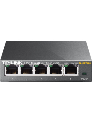 TP-Link - TL-SG105E - Switch 5x 10/100/1000 Desktop, TL-SG105E, TP-Link