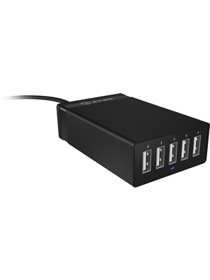 ICY BOX - IB-CH501 - USB rapid charging device, 5-port, IB-CH501, ICY BOX