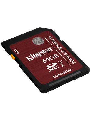 Kingston Shop - SDA3/64GB - SDXC card 64 GB, SDA3/64GB, Kingston Shop