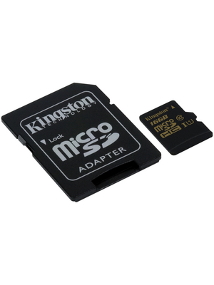 Kingston Shop - SDCA10/16GB - microSDHC card, 16 GB, SDCA10/16GB, Kingston Shop