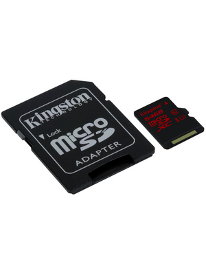 Kingston Shop - SDCA3/64GB - microSDXC card, 64 GB, SDCA3/64GB, Kingston Shop