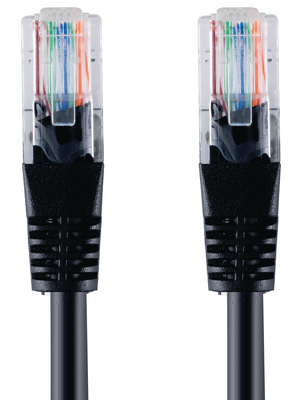 Bandridge - VCL7110 - Patch cable CAT5 F/UTP 10.0 m black, VCL7110, Bandridge
