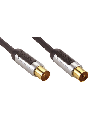 Profigold - PROV8710 - Aerial cable, coaxial 10.0 m IEC-Plug / IEC-Socket, PROV8710, Profigold